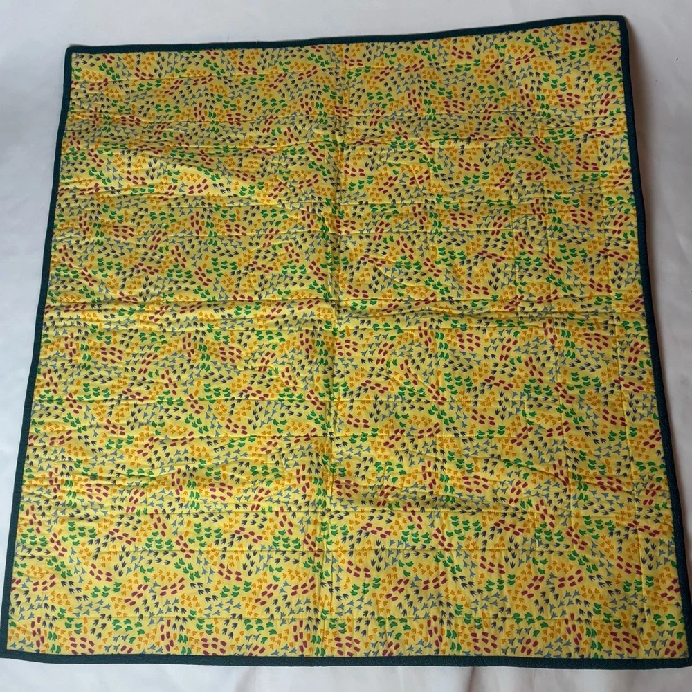 Hand Made Patchwork Quilt Wall Hanging Australia Animals Boomerang 37”x39”